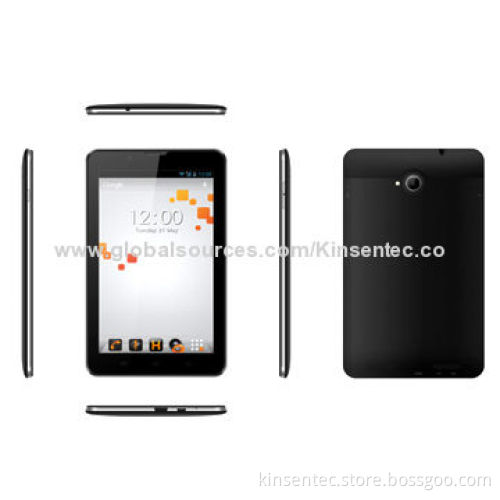 3G Tablet PCs, MTK8382 Quad-core, 1.3GHz, 1/8GB Dual-camera/3G Phone Calling/BT and GPS
